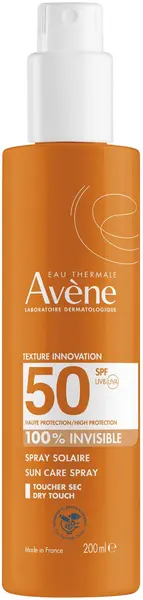 Avène Sun Spray de protecție solară pentru față și corp, pentru adulți, SPF50+, 200 ml