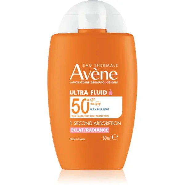 Avène Sun Ultra Fluid Radiance fluid radiant protectie solara SPF 50+ 50 ml
