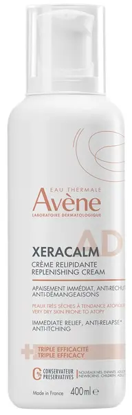 Avène XeraCalm A.D. Cremă hidrolipidică pentru față și corp, 400 ml