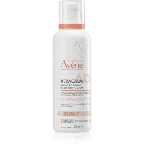 Avène XeraCalm A.D. Lipid-Replenishing Balm balsam pentru refacerea lipidelor pentru piele foarte sensibila sau cu dermatita atopica 400 ml