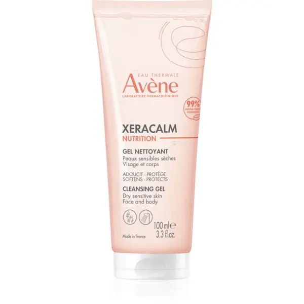 Avène XeraCalm Nutrition Cleansing Gel Gel de curatare delicat pentru piele uscata si sensibila 100 ml