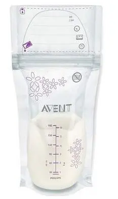 AVENT Pungi stocare lapte 180ml x 25buc SCF603/25