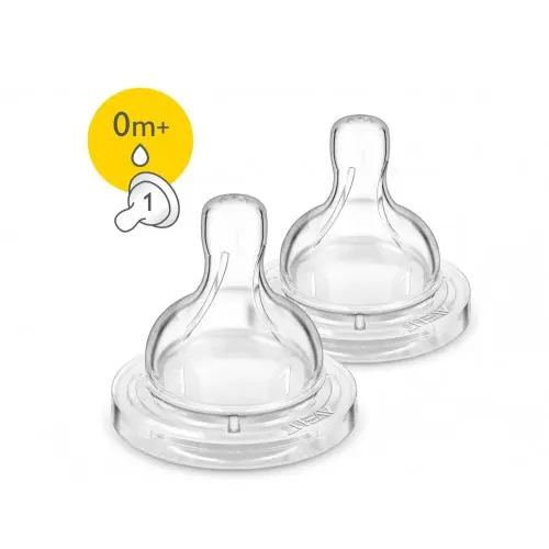 Avent tetina airflex cu 1 orificiu +0 luni 2buc SCF631 27 Zephyr Labs