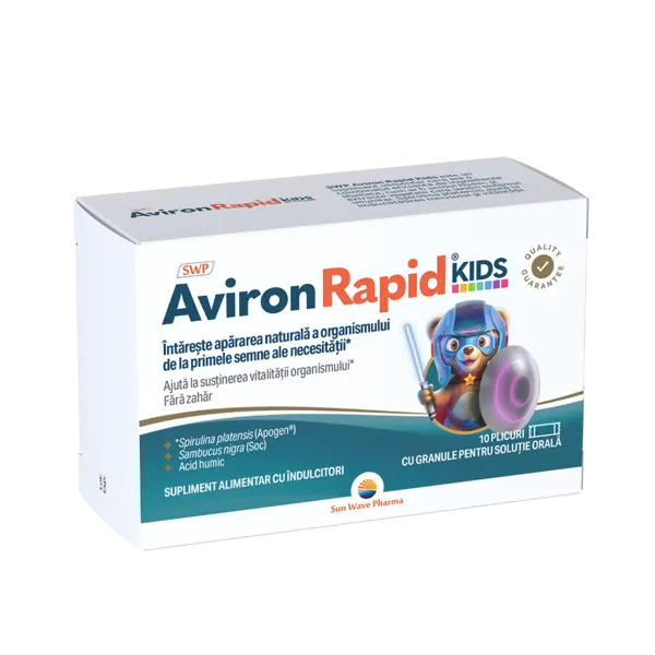 Aviron Rapid Kids, 10 plicuri, Sun Wave Pharma