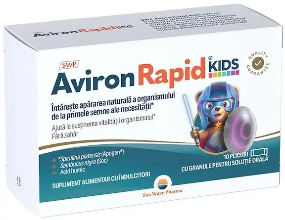 Aviron Rapid Kids, 10 plicuri , Sun Wave Pharma