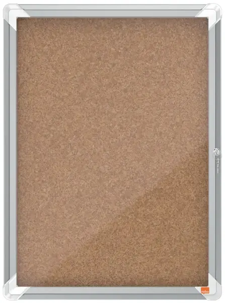 Avizier NOBO Premium Plus, interior, pluta, 4x A4, cu usa si cheie, natur Avizier NOBO Premium Plus, interior, pluta, 4x A4, cu usa si cheie, natur