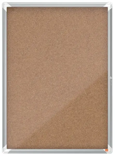 Avizier NOBO Premium Plus, interior, pluta, 9x A4, cu usa si cheie, natur Avizier NOBO Premium Plus, interior, pluta, 9x A4, cu usa si cheie, natur