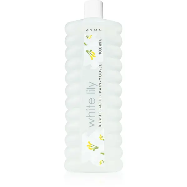 Avon Bubble Bath White Lily spuma de baie 1000 ml