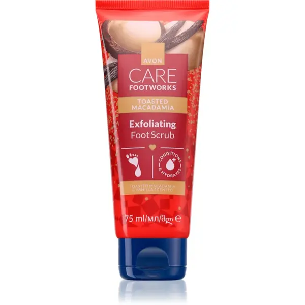 Avon Care Toasted Macadamia peeling exfoliant pentru picioare 75 ml
