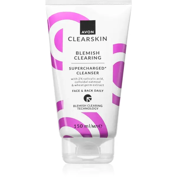 Avon Clearskin Blemish Clearing gel de curatare facial împotriva roșeții tenului 150 ml