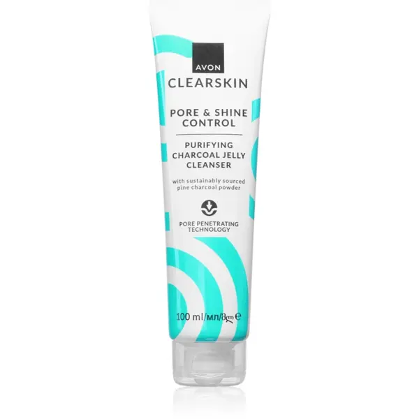 Avon Clearskin Pore & Shine Control gel intens pentru curatare cu cărbune activ 100 ml