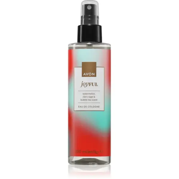 Avon Joyful Watermelon & Clary Sage & Bubble Tea eau de cologne pentru femei 200 ml