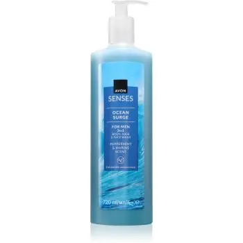 Avon Senses Ocean Surge Gel de duș pentru bărbați 3 in 1