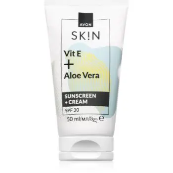 Avon Sk!n Vit E + Aloe Vera cremă pentru față SPF 30