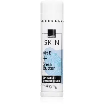 Avon Sk!n Vit E + Shea Butter balsam de buze nutritiv unt de shea
