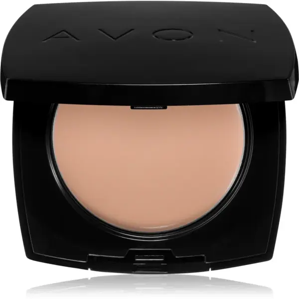 Avon True Colour make-up crema cu efect de pulbere culoare 215P Ivory 9 g