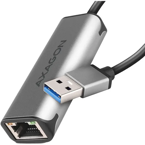 AXAGON Adaptor retea Axagon ADE-25R, USB 3.2 Tip A, RJ-45, 2.5 Gb, Gri