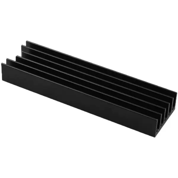 AXAGON Cooler Pasiv AXAGON CLR-M2L10, pentru SSD M2, 80mm, Corp din aluminiu, Banda transfer termic inclusa, inaltime 10mm