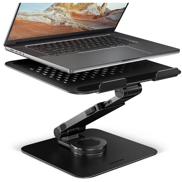 AXAGON Suport Laptop AXAGON STND-LRB, Aluminiu, Reglabil, Pliabil, 5 kg, 10-17.3 inch