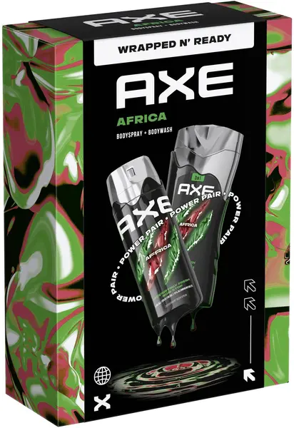 Axe Set Africa - Gel de duș și Deodorant, 250 + 150 ml