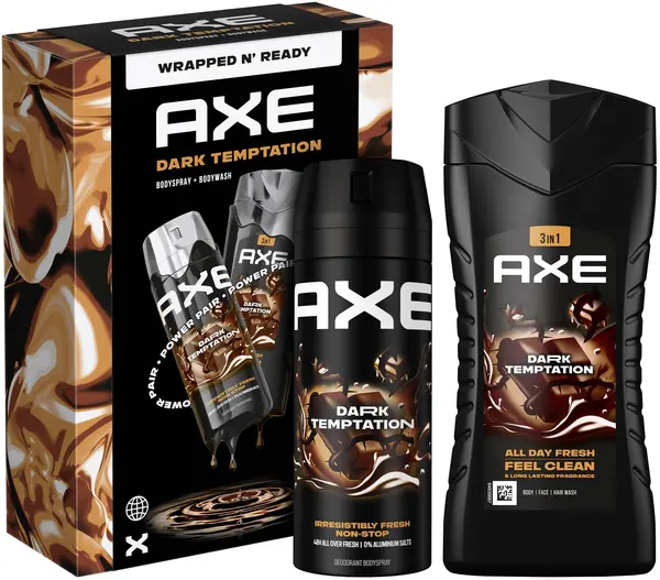 Axe Set Dark Temptation - Gel de duș și Deodorant, 250 + 150 ml