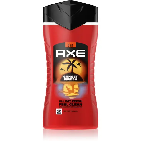 Axe Sunset Fresh gel de dus pentru față, corp și păr 250 ml