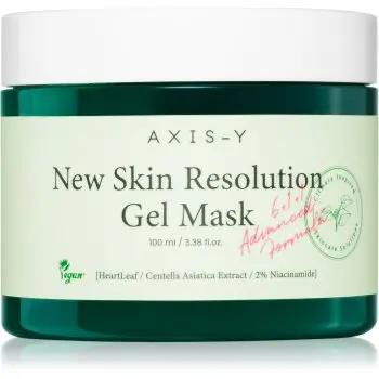 AXIS-Y 6+1+1 Advanced Formula New Skin Resolution Gel Mask Masca Gel calmanta cu efect racoritor