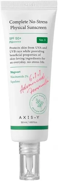 Axis-Y Cremă de protecție solară pentru față Complete No-Stress, SPF50+, 50 ml
