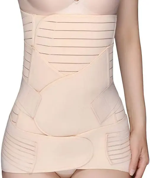 Azaria Centură de compresie postnatală - 3 piese, mărimea L