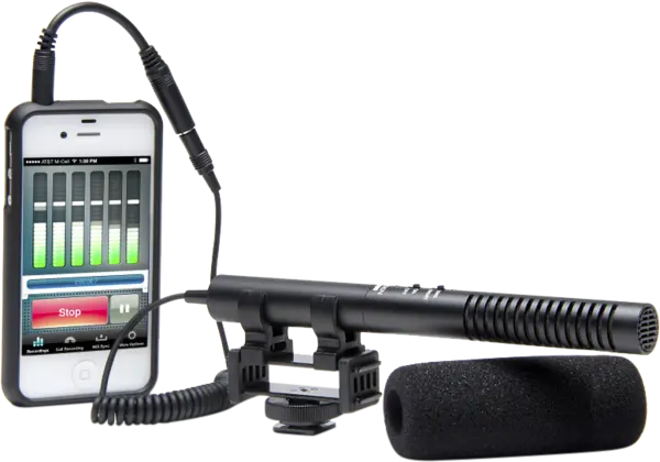 Azden Shotgun Microphone SGM-990+I Mobile, Microfon pentru smartphone sau tableta