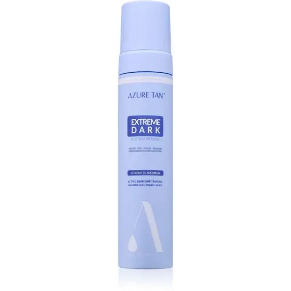 Azure Tan Extreme Dark spuma autobronzanta culoare Extreme To Maximum 200 ml