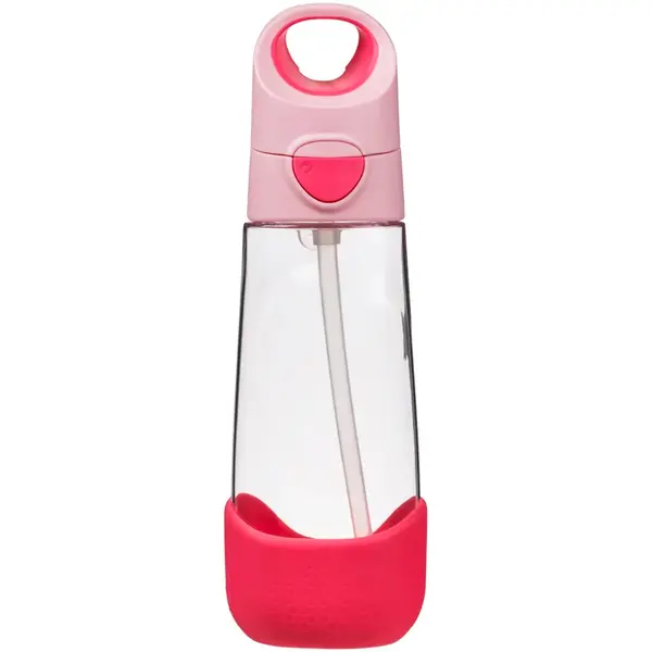 b.box Bottle with Straw biberon cu pai Flamingo Fizz 1 buc