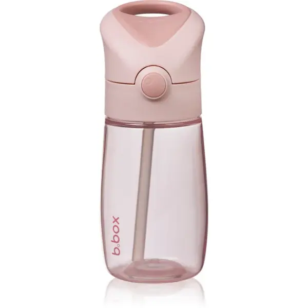 b.box Junior biberon pentru copii cu pai Blush Crush 1 buc
