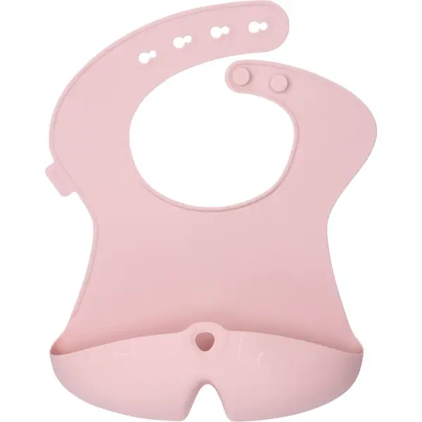 b.box Silicone Bib bavețică Blush 4m+ 1 buc