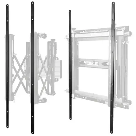 B-Tech Brate adaptoare de interfata VESA, B-Tech BT7565/B V2, VESA 600 x 900, Negru