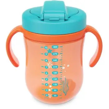 Baboo Cup with Silicone Straw and Gravity Ball ceasca cu pai