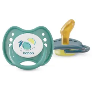 Baboo Soothers Orthodontic Latex with Case suzetă