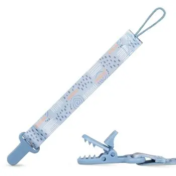 Baboo Textile Soother Holder clips pentru suzetă