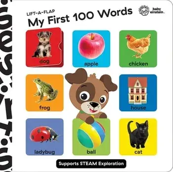 Baby Einstein: My First 100 Words Lift-A-Flap: Lift-A-Flap, Hardcover/Pi Kids