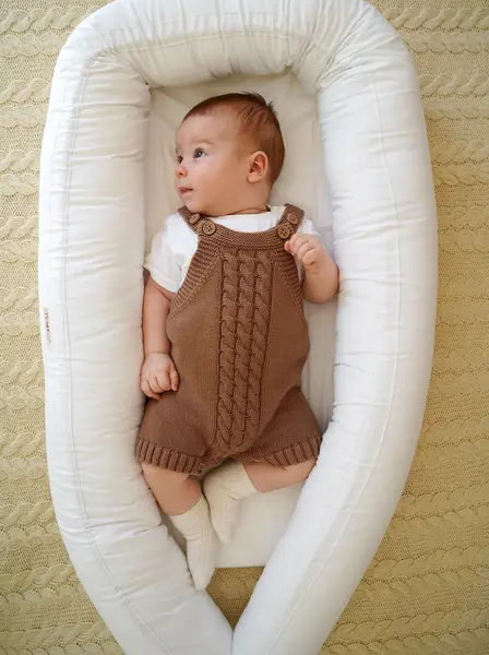 Baby Nest Alb, bumbac organic, TWINDECO Pure White