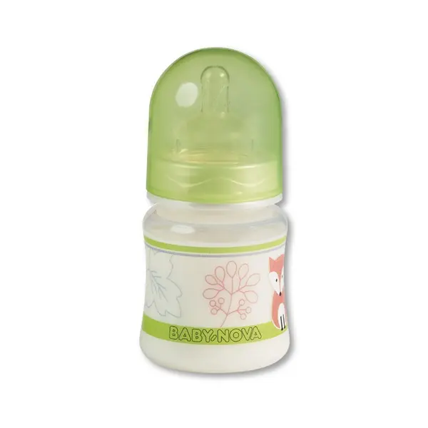 Baby Nova Sticlă lată PP 150 ml. Verde