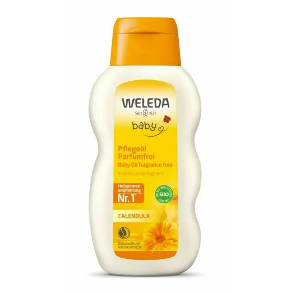 BABY Ulei de corp cu galbenele, 200ml, Weleda