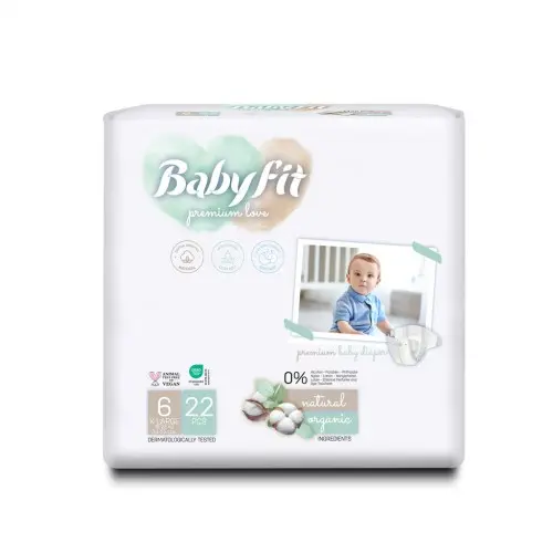 BabyFit scutec Eco 6 XL x 22 buc Zephyr Labs