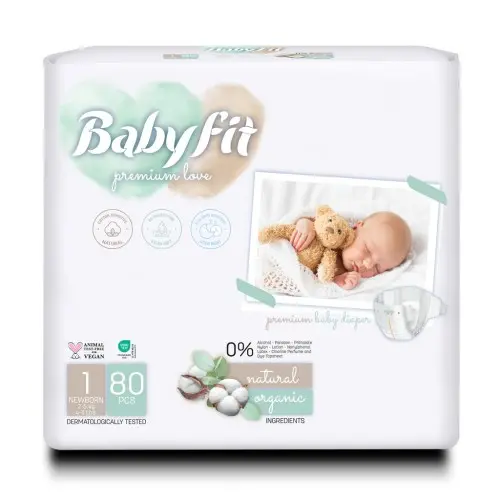 BabyFit scutec Jumbo 1 Newborn x 80 buc Zephyr Labs