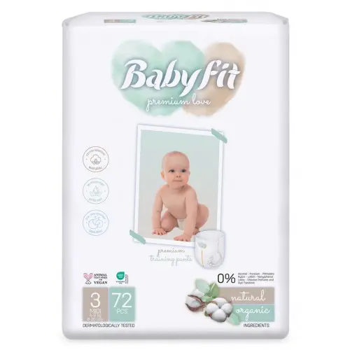 BabyFit scutec tip chilot Jumbo 3 Midi x 72 buc Zephyr Labs