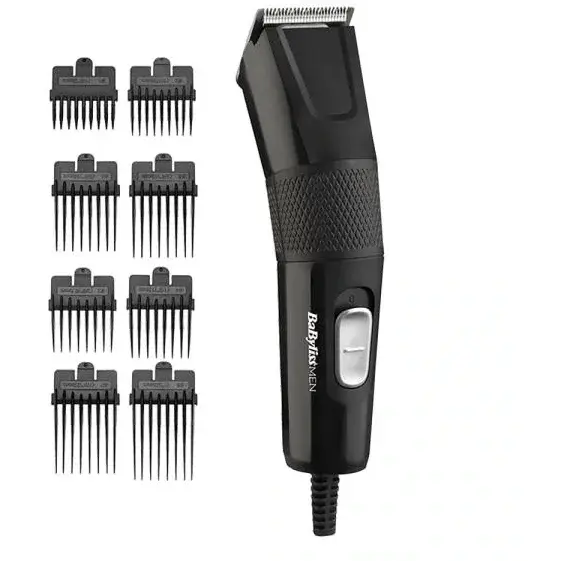 Babyliss Aparat de tuns si aranjat parul si barba BaByliss E756E, Power Hair Clipper, 8 accesorii