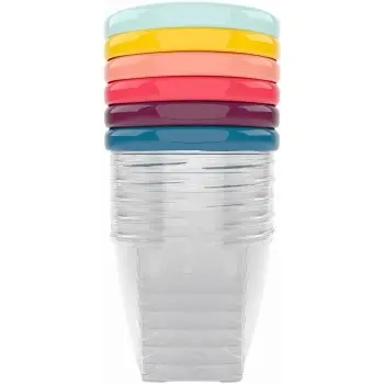 Babymoov Bowls Multicolor castron cu capac