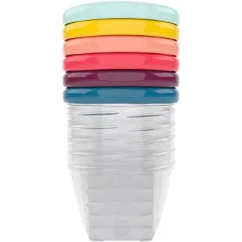 Babymoov Bowls Multicolor castron cu capac
