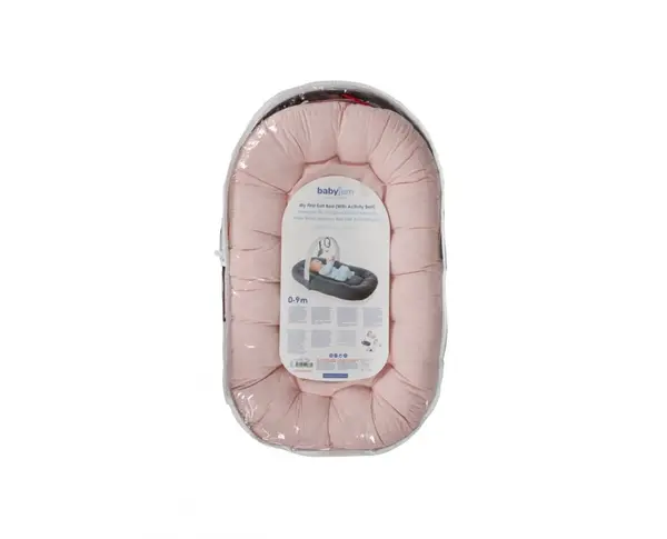 Babynest cu bara de jucarii BabyJem Somon
