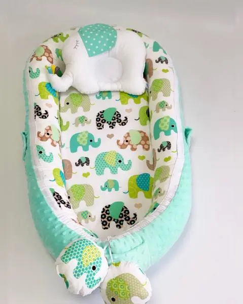 Babynest Plush MyKids 0154 Elephant Blue